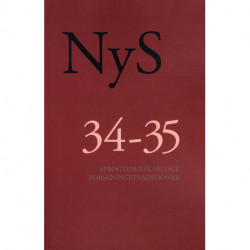 NyS 34-35: Nydanske Sprogstudier Løssalg