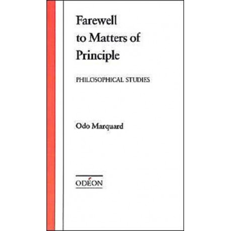Farewell to Matters of Principle: Philosophical Studies