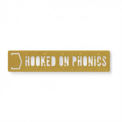Hooked On Phonics Metal Bookmark Stencil