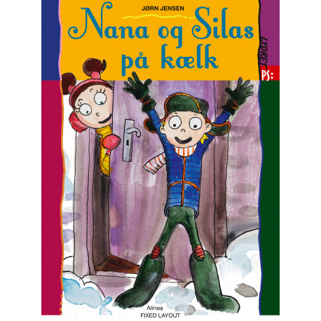 Nana og Silas på kælk