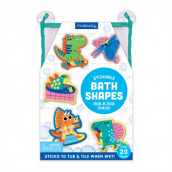 Rub-a-Dub Dinos Stickable Foam Bath Shapes