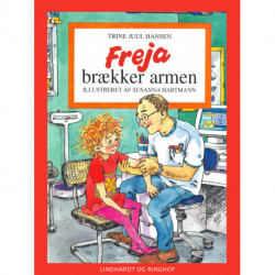 Freja brækker armen