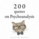 200 Quotes on Psychoanalysis