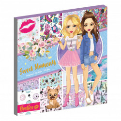 Besties - Design Pad 25 x 25 cm - Sweet moments: 20 ark, 230 gram