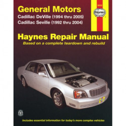 Cadillac DeVille (94-05), Seville (92-04), & DTS (06-10) Haynes Repair Manual (USA): 2010