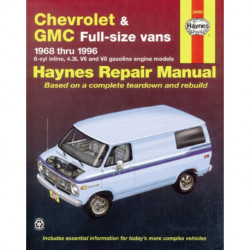 Chevrolet & GMC full-size petrol vans (1968-1996) Haynes Repair Manual (USA)
