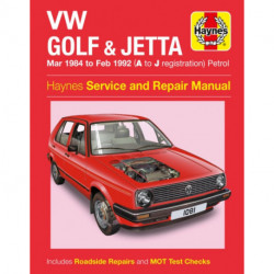 VW Golf & Jetta Mk 2 Petrol (Mar 84 - Feb 92) Haynes Repair Manual