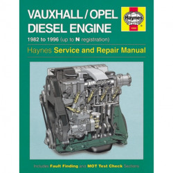 Vauxhall/Opel 1.5, 1.6 & 1.7 litre Diesel Engine (82 - 96) Haynes Repair Manual