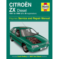 Citroen ZX Diesel (91 - 98) Haynes Repair Manual