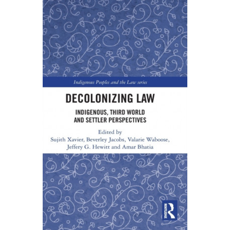 Decolonizing Law: Indigenous, Third World and Settler Perspectives