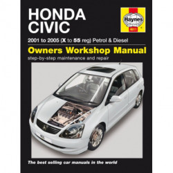 Honda Civic Petrol & Diesel (01 - 05) Haynes Repair Manual