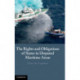The Rights and Obligations of States in Disputed Maritime Areas