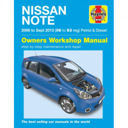 Nissan Note petrol & diesel ('06-Sept '13) 06 to 63