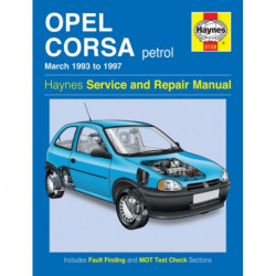 Opel Corsa Petrol (Mar 93 - 97) Haynes Repair Manual
