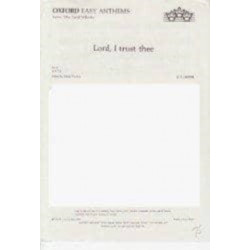 Lord, I trust thee