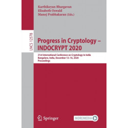 Progress in Cryptology –  INDOCRYPT 2020: 21st International Conference on Cryptology in India, Bangalore, India, December 13–16, 2020, Proceedings