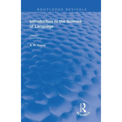 Introduction to the Science of Language: Vol 1