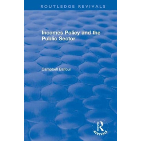 Incomes Policy and the Public Sector