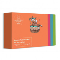Review Word Cards for Reception (ready-to-use cards): Phases 2, 3 and 4
