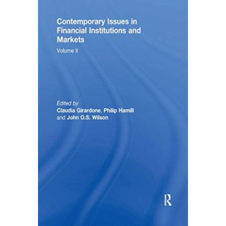 Contemporary Issues in Financial Institutions and Markets: Volume II