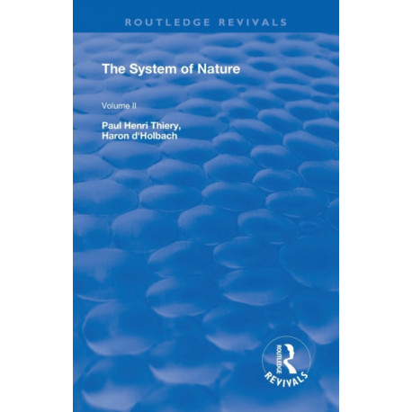 The System of Nature: Volume 2