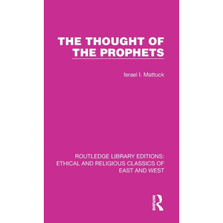 The Thought of the Prophets