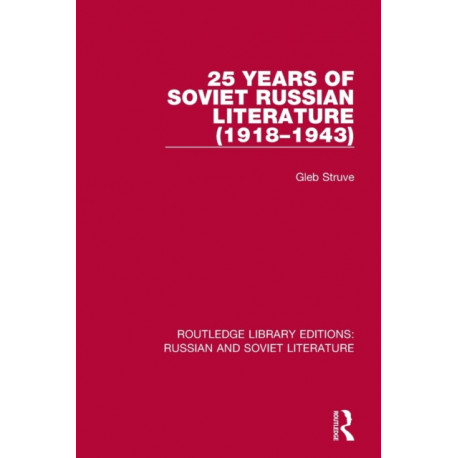25 Years of Soviet Russian Literature (1918–1943)