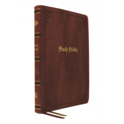 KJV Holy Bible: Large Print with 53,000 Center-Column Cross References, Brown Bonded Leather, Red Letter, Comfort Print: King James Version: Holy Bible, King James Version