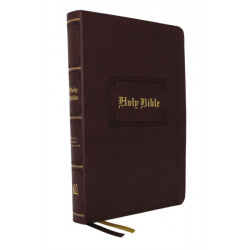 KJV Holy Bible: Large Print with 53,000 Center-Column Cross References, Brown Leathersoft, Red Letter, Comfort Print (Thumb Indexed): King James Version: Holy Bible, King James Version