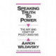 Speaking Truth to Power: Art and Craft of Policy Analysis