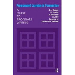 Programmed Learning in Perspective: A Guide to Program Writing