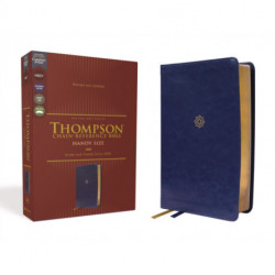 NKJV, Thompson Chain-Reference Bible, Handy Size, Leathersoft, Navy, Red Letter, Comfort Print