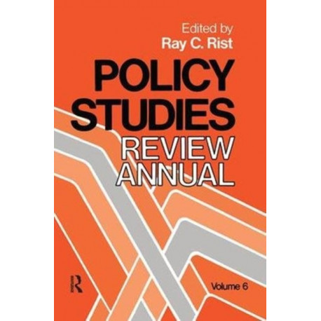 Policy Studies: Review Annual: Volume 6