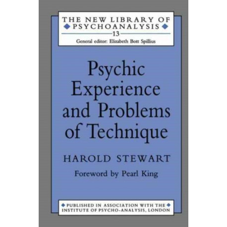 Psychic Experience and Problems of Technique