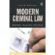 Modern Criminal Law: Fifth Edition