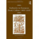 Authority in European Book Culture 1400-1600