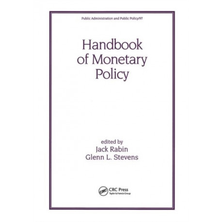 Handbook of Monetary Policy