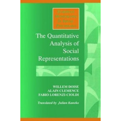 The Quantitative Analysis of Social Representations