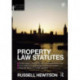 Property Law Statutes 2012-2013