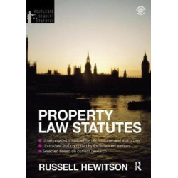 Property Law Statutes 2012-2013