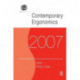Contemporary Ergonomics 2007: Proceedings of the International Conference on Contemporary Ergonomics (CE2007), 17-19 April 2007, Nottingham, UK