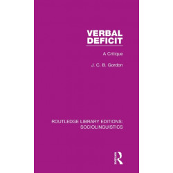 Verbal Deficit: A Critique