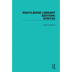 Routledge Library Editions: Syntax