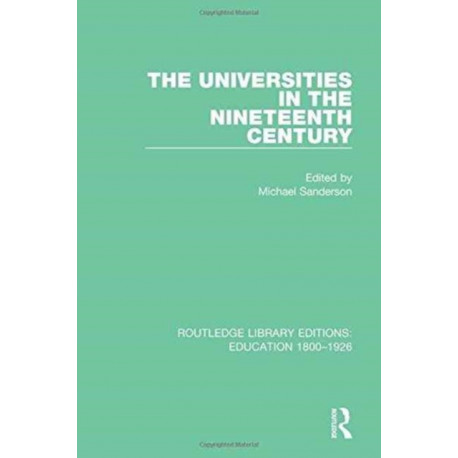 The Universities in the Nineteenth Century