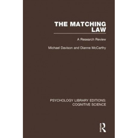 The Matching Law: A Research Review