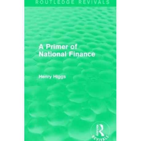A Primer of National Finance