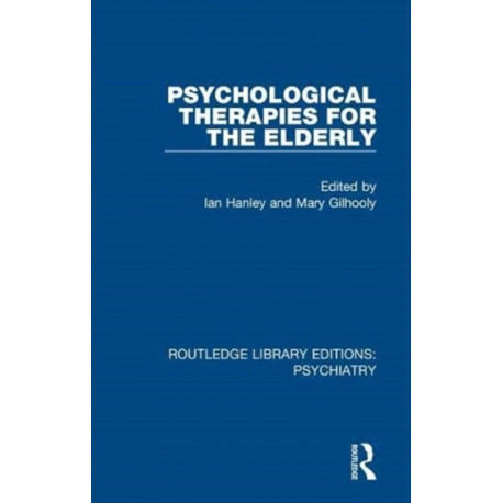 Psychological Therapies for the Elderly