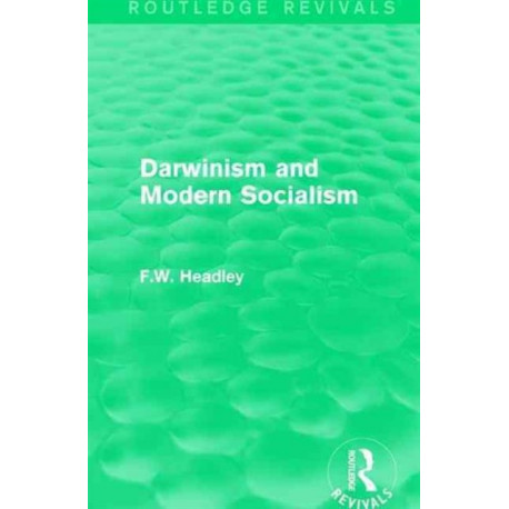 Darwinism and Modern Socialism