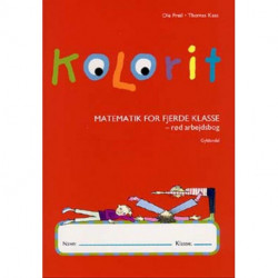 Kolorit 4. klasse, rød arbejdsbog