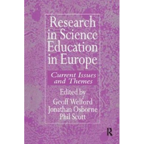 Research in science education in Europe